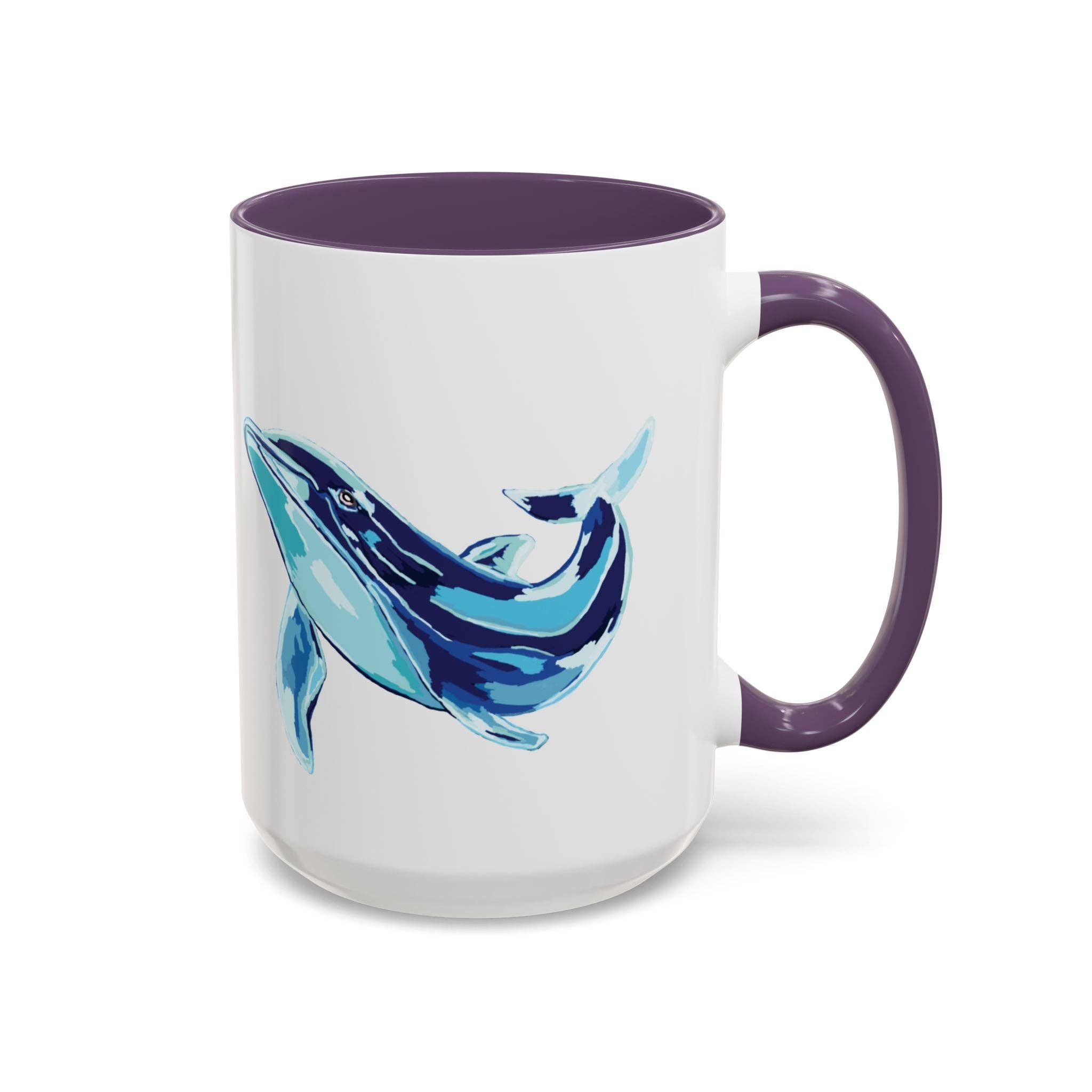 Blue Cava – Großhandel Kaffeebecher – Blauwal Ozeanleben Zwei-Ton Keramik Kaffeetasse - 11 oz & 15 oz38