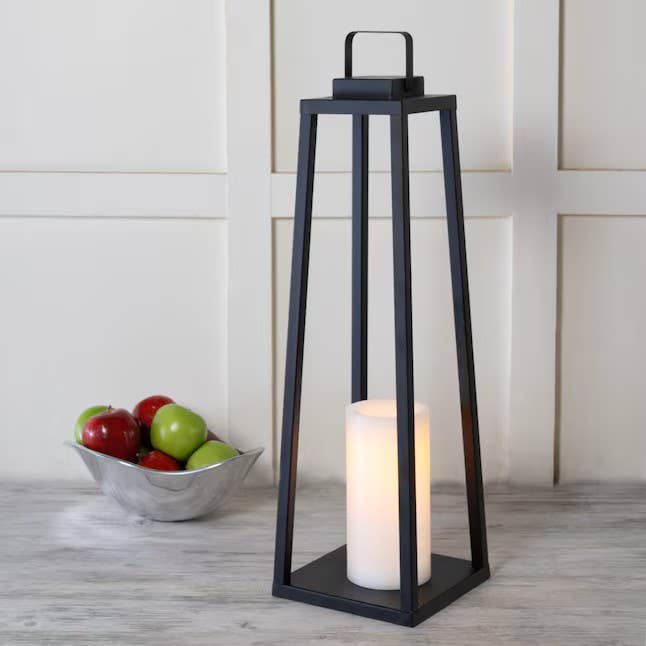 ScentSationals - Wholesale Lantern - 24" Metal Lantern with LED Candle5