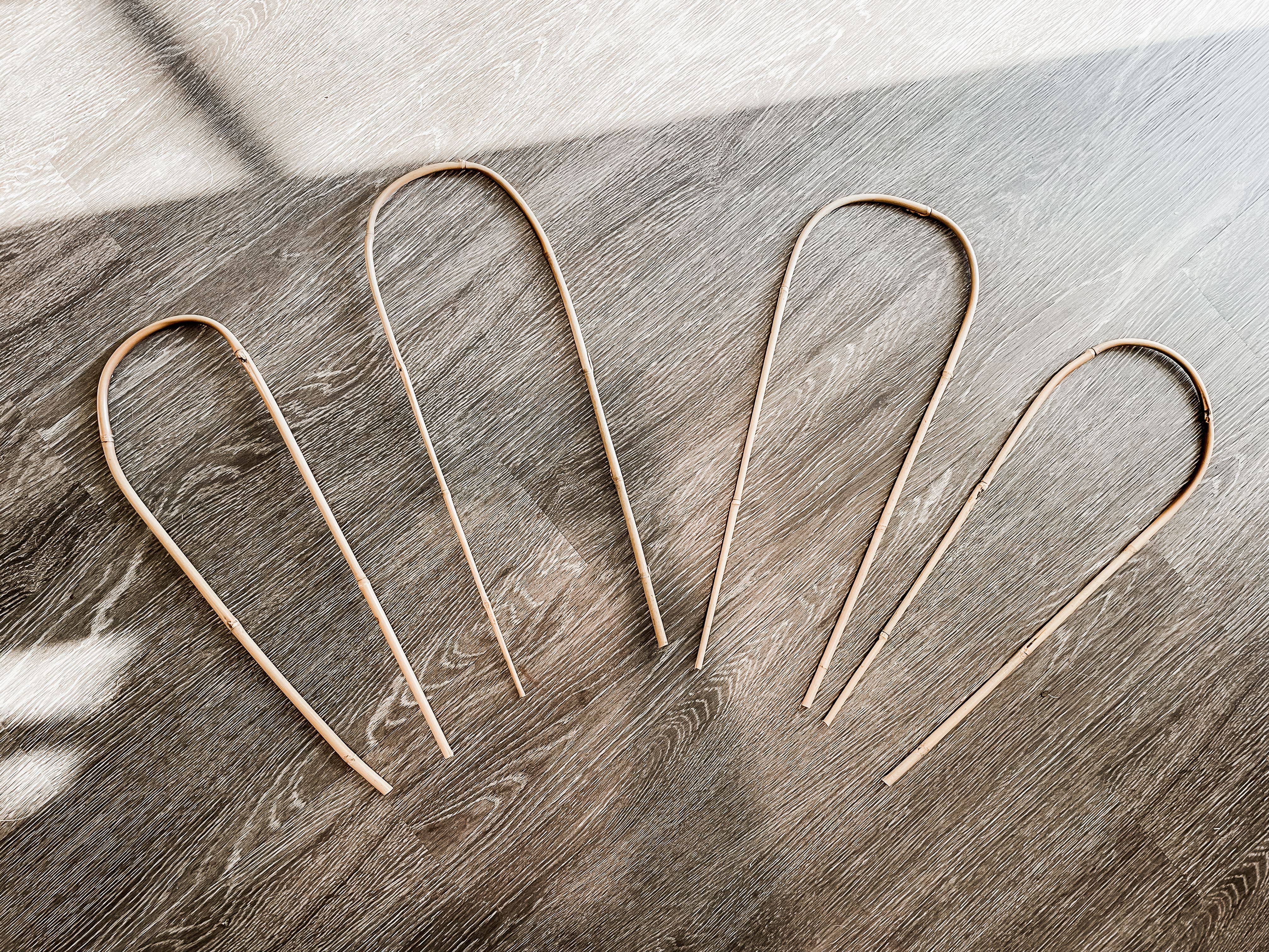 Above The Soil - Vente Treillis - Support de treillis en bambou en forme de U pour plantes grimpantes6