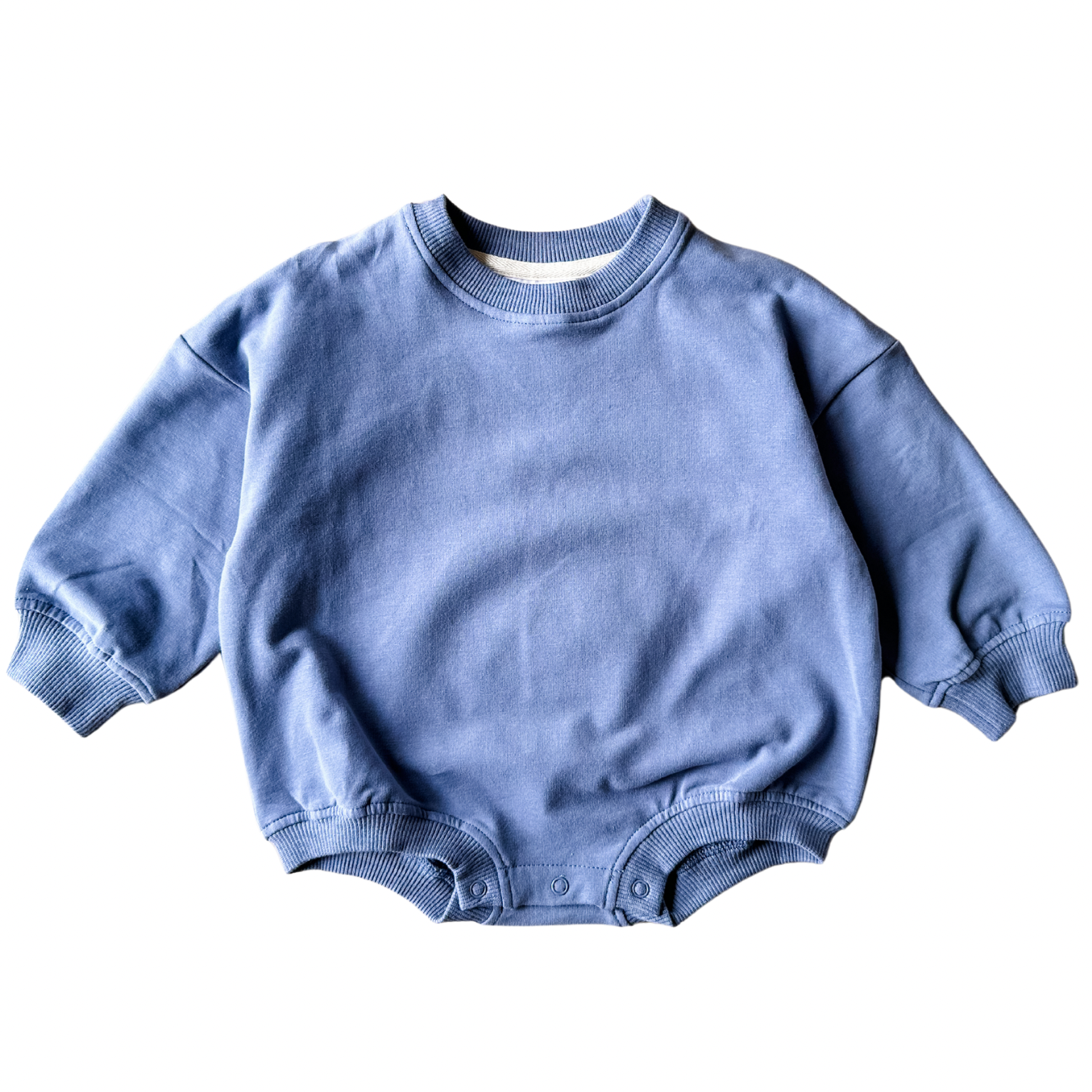 Addie Joy company - Wholesale Romper - Kids - Oversized Cozy Romper - Dreamy Blue7