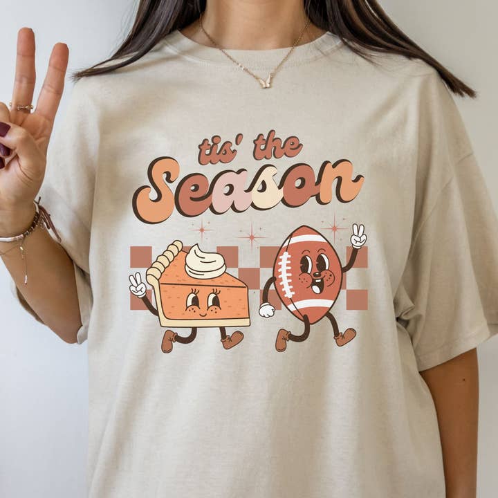 'Tis the Season Football and Thanksgiving for wholesale by Liffey Pop Designs