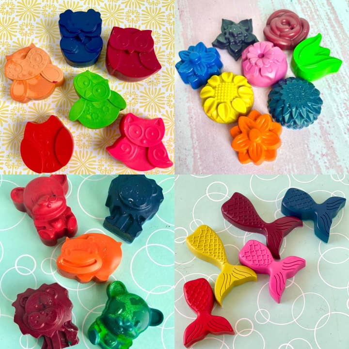 Kawaii Colors Shop - Wholesale Crayons - Kids & Baby - Custom Crayon Pack Sample, Set of 12 Variety Crayon Pack1