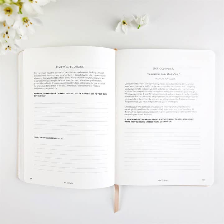 LH Agenda - Wholesale Journal/diary - Thrive Mind Designer - Self-Coaching Journal - Resilience17