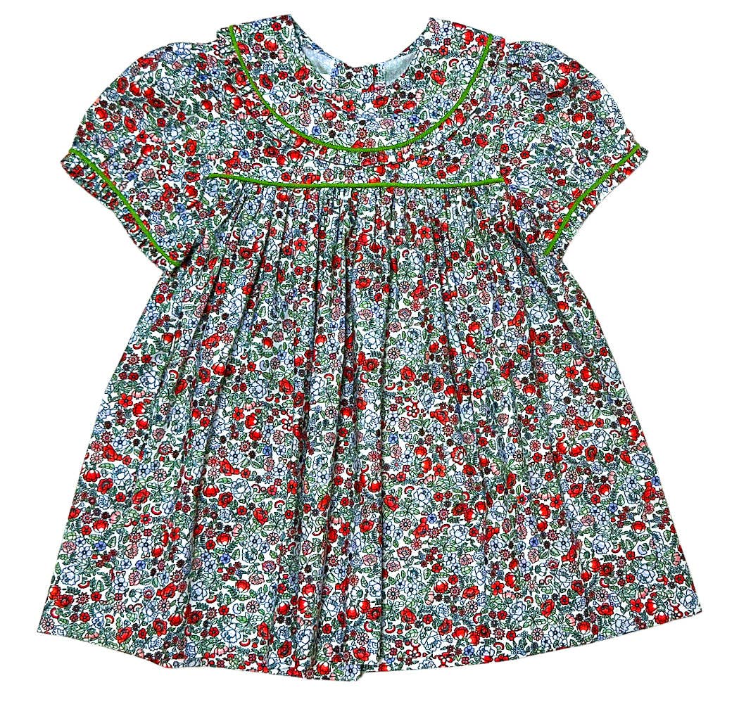 Marco and Lizzy - Wholesale Clothing Set - Baby - Baby Girl's "Janelle" Floral Print & Green Bloomer Set2