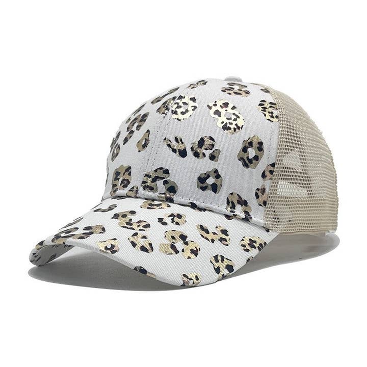 FurDecoration - Vente Casquette de camionneur – femme - Casquette de baseball en patchwork de maille avec imprimé