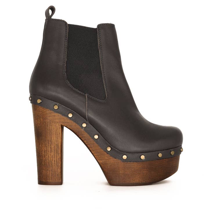 Ankelstøvle Sorolla Elastisk Bravo gråt læder for engroshandel hos Tuilus