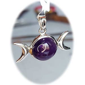 The Triple Goddess Ethically Created- Amethyst for wholesale by Crystal Earth Sterling