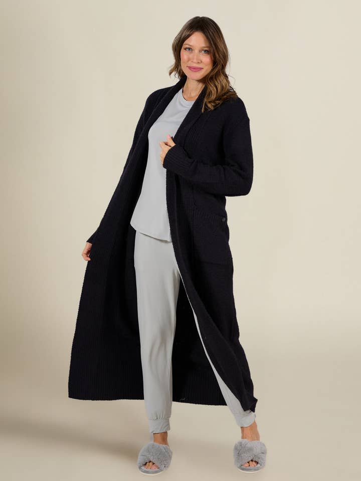 Faceplant Dreams - Wholesale Robe - Women's - Plush Long Cardigan
