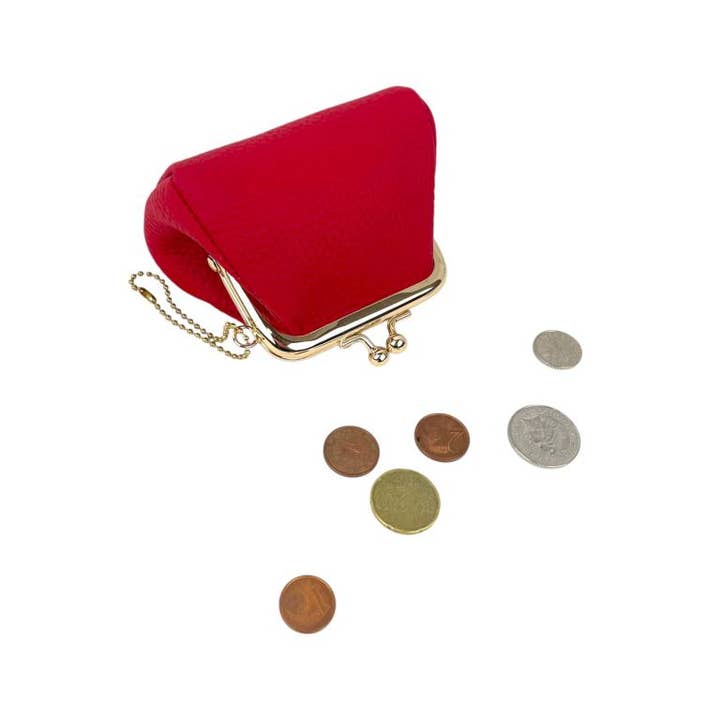 Chenson & Gorett - Wholesale Coin Purse - Women's - Women's Compact Leather Wallet with Click and Short Handle 70666