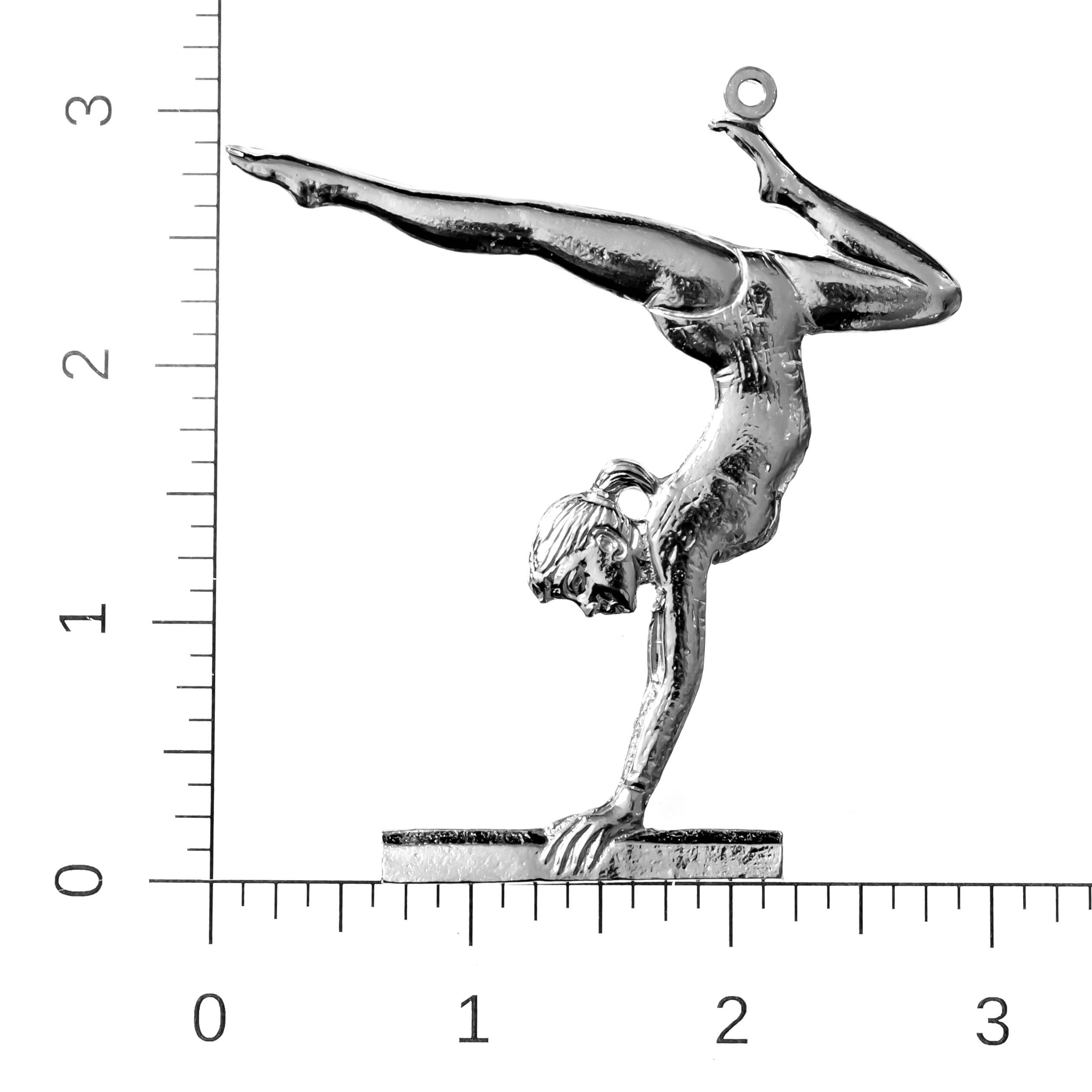 House of Morgan Pewter - Wholesale Ornament - Handmade Sports Athlete Christmas Ornament - Gymnast3