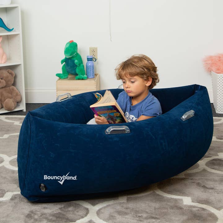 Bouncyband LLC - Wholesale Inflatable Toy - Kids & Baby - Fun & Comfy Hugging Peapod 48” Ages 3-6 up to 4’ Tall6