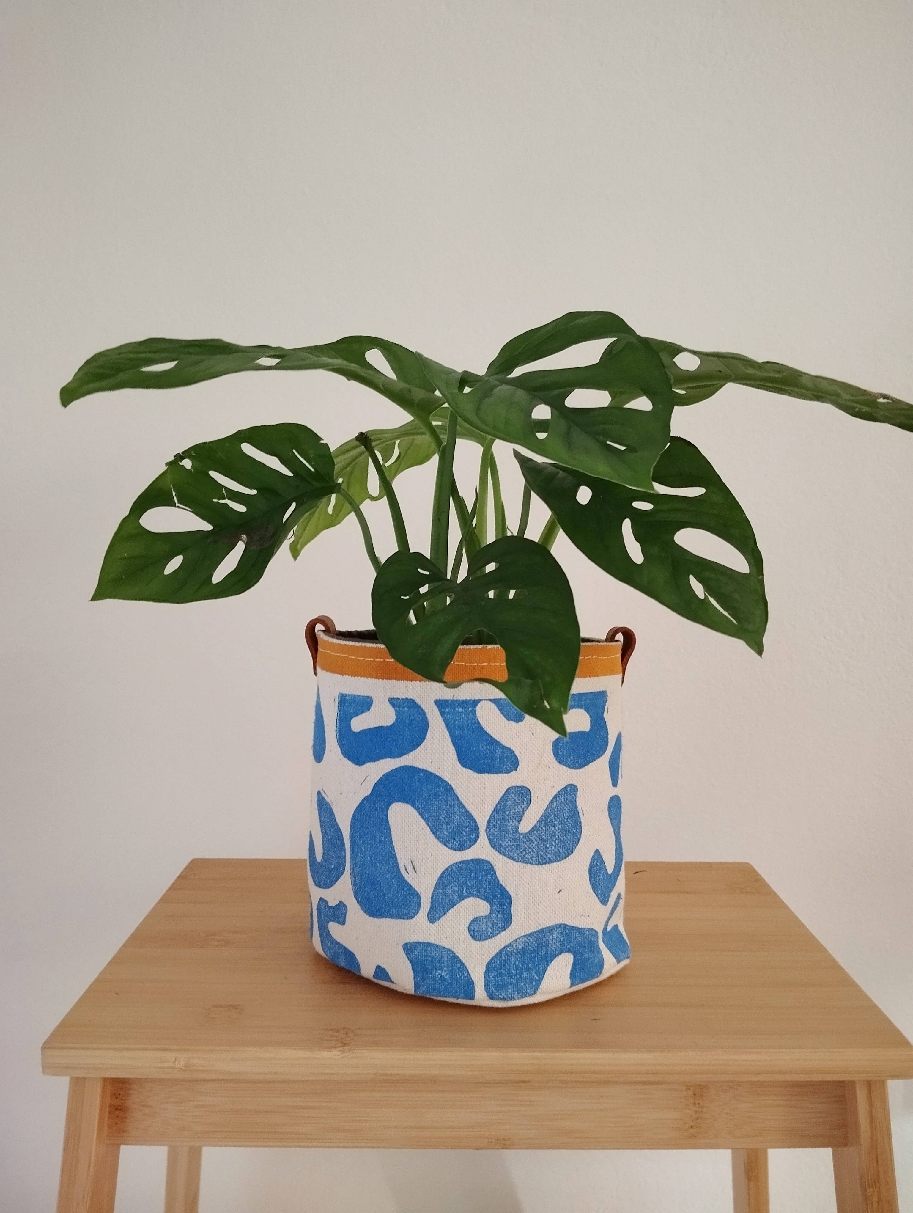 The Ink Job - Wholesale Plant Pot - Funky Blue Fabric Planter6