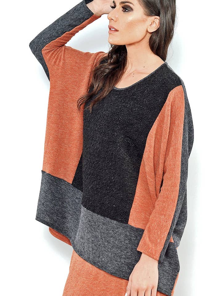 Glow-Up Square Top - brick nero for wholesale by Khangura