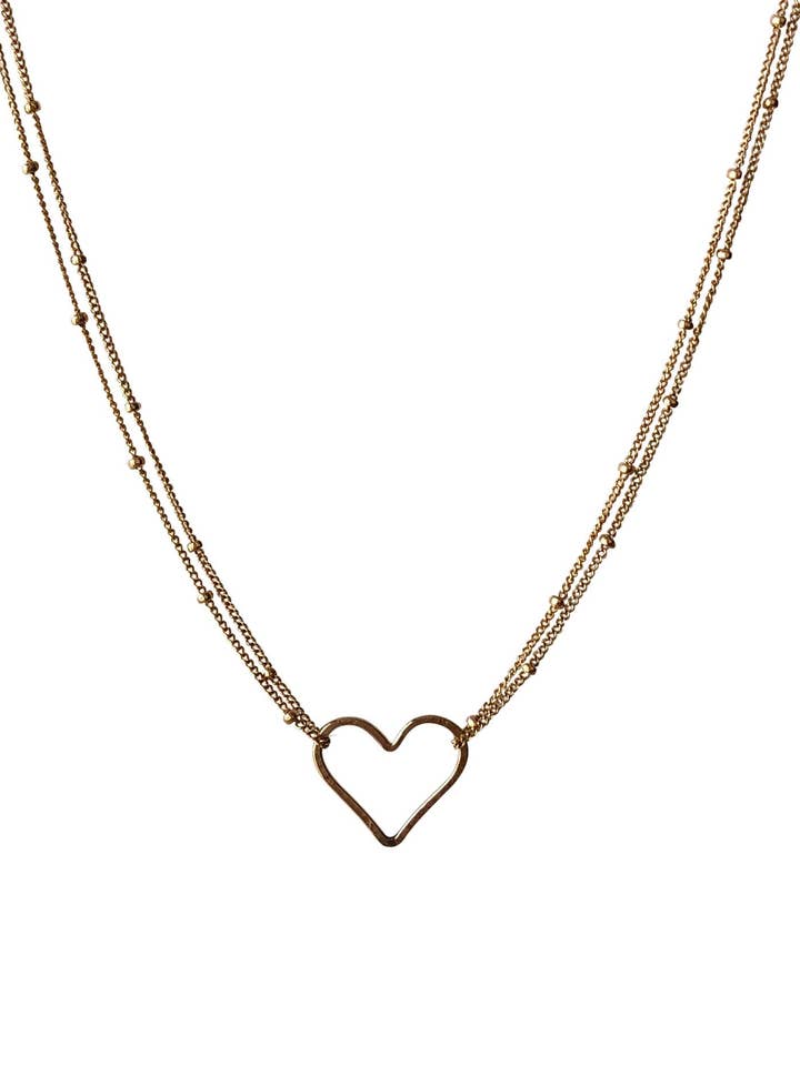 Hart Link halsketting voor wholesale door Rebecca Scott Jewelry