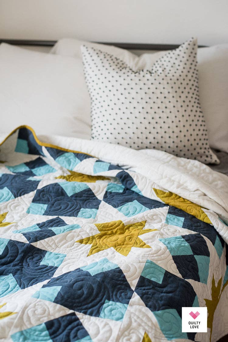 Quilty Love – Großhandel Bastel-Nähset – Night Stars Papier-Quiltmuster2