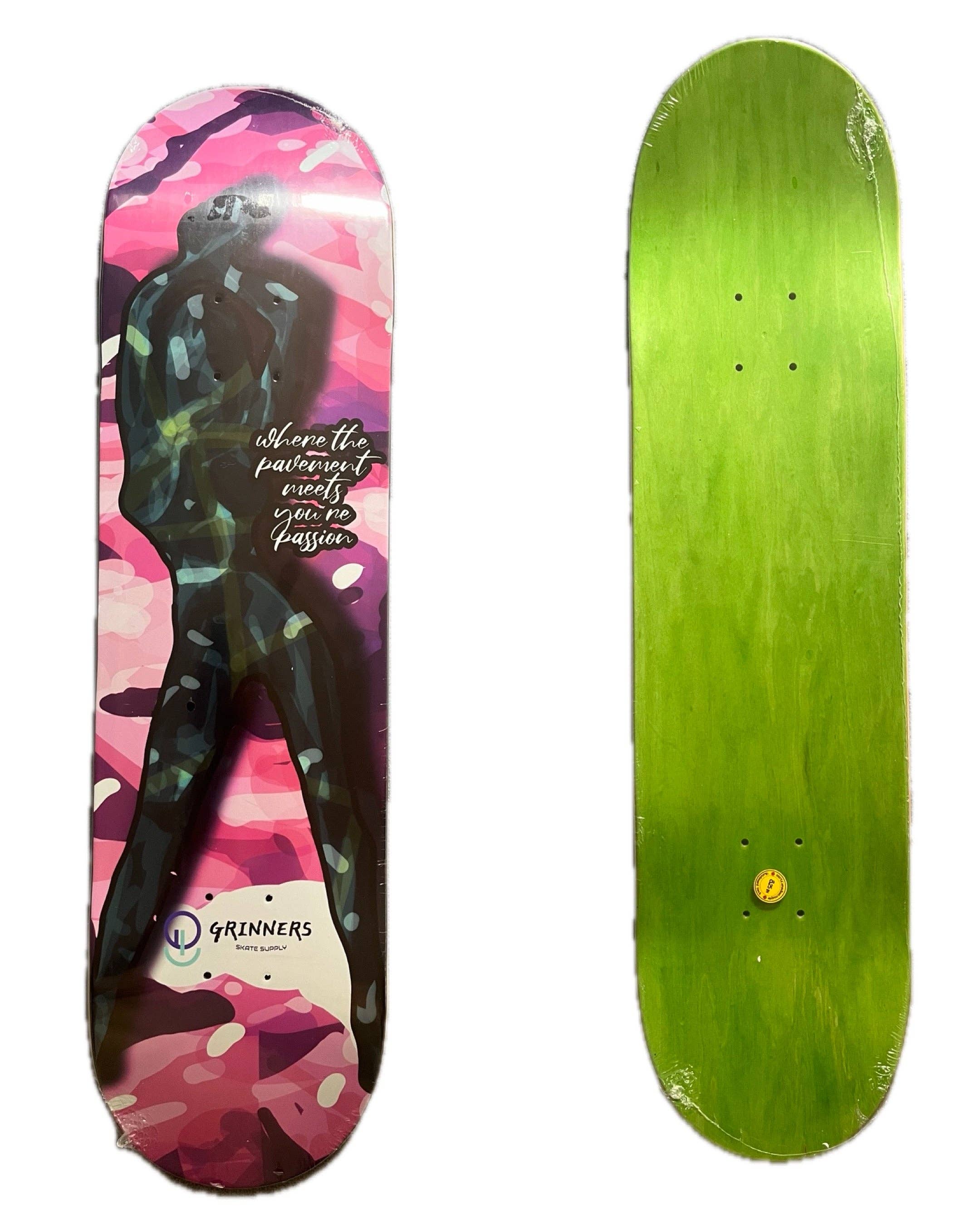 Grinners Skate Supply - Wholesale Sportieve accessoires - Freestyle frenzy skate deck van 100% Canadees esdoornhout0