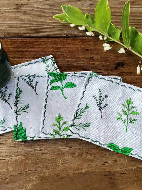 Herb Cocktail servetset voor wholesale door Maple Moon Designs