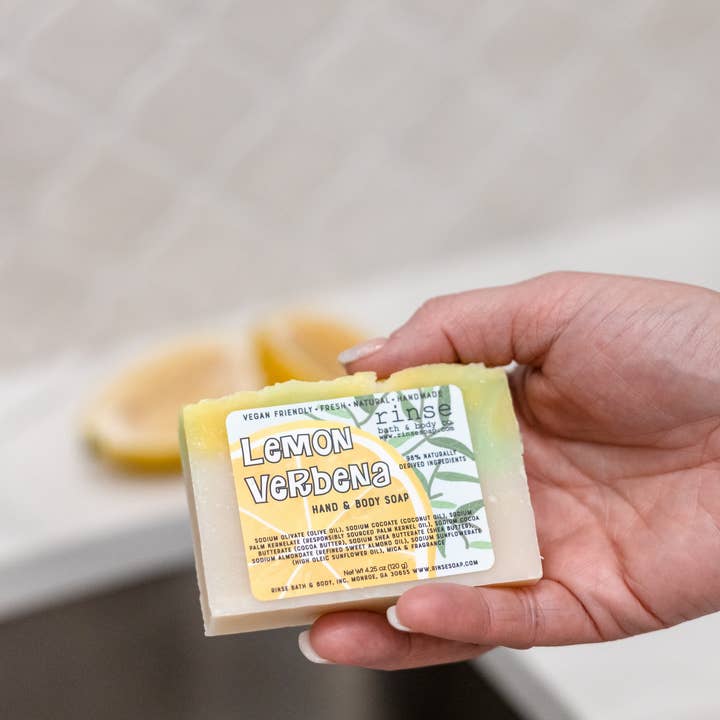 Rinse Bath Body Inc - Wholesale Bar Soap - Soap - Lemon Verbena | Natural Bar Soap2