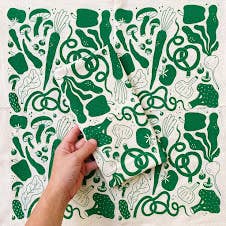 Allison Mckeen Art - Wholesale Tea Towel - tea towel - veggie4