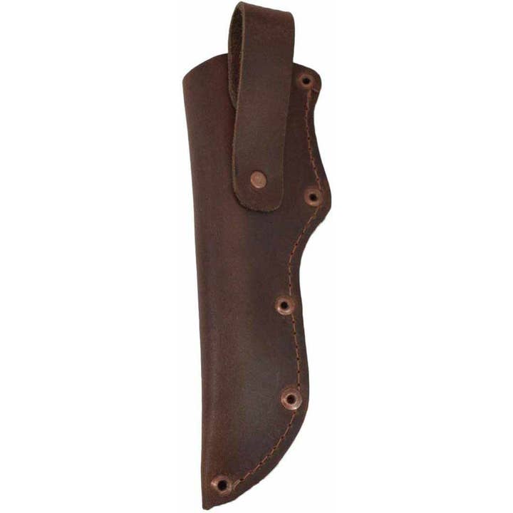 Tuzech Leather - Wholesale Pocket Knife/Holder - Tuzech Leather Mora Knife Sheath w/Belt Loop Handmade Knives Blade Hunting Knife Sheath Case Pouch (Brown)