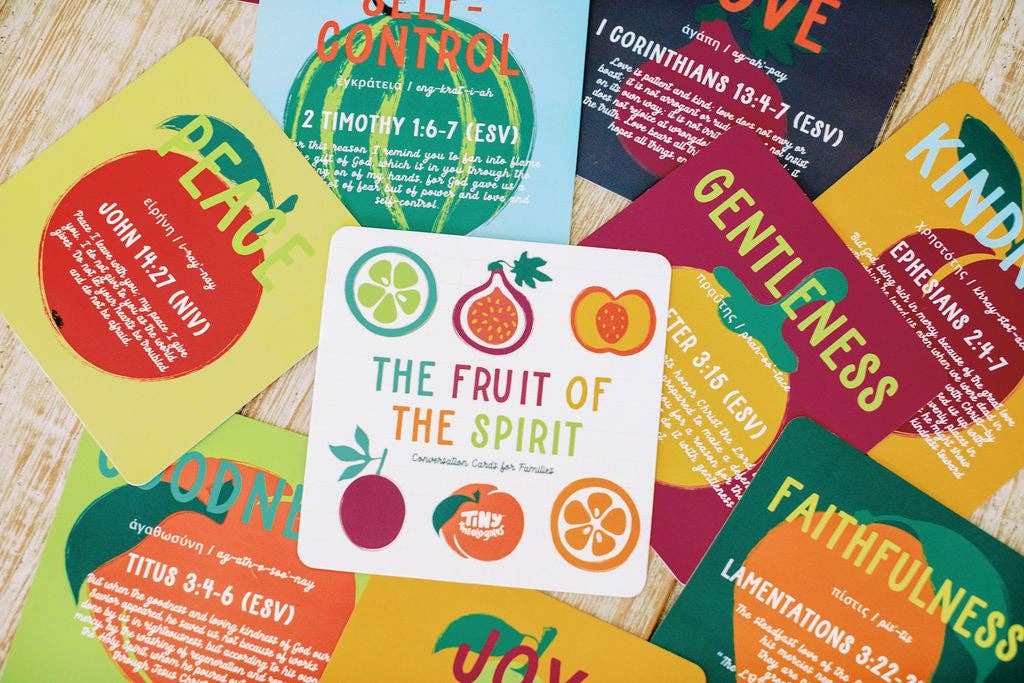 Tiny Theologians - Vendita all'ingrosso Carte didattiche - Bambini e neonati - Carte del Frutto dello Spirito per Bambini17