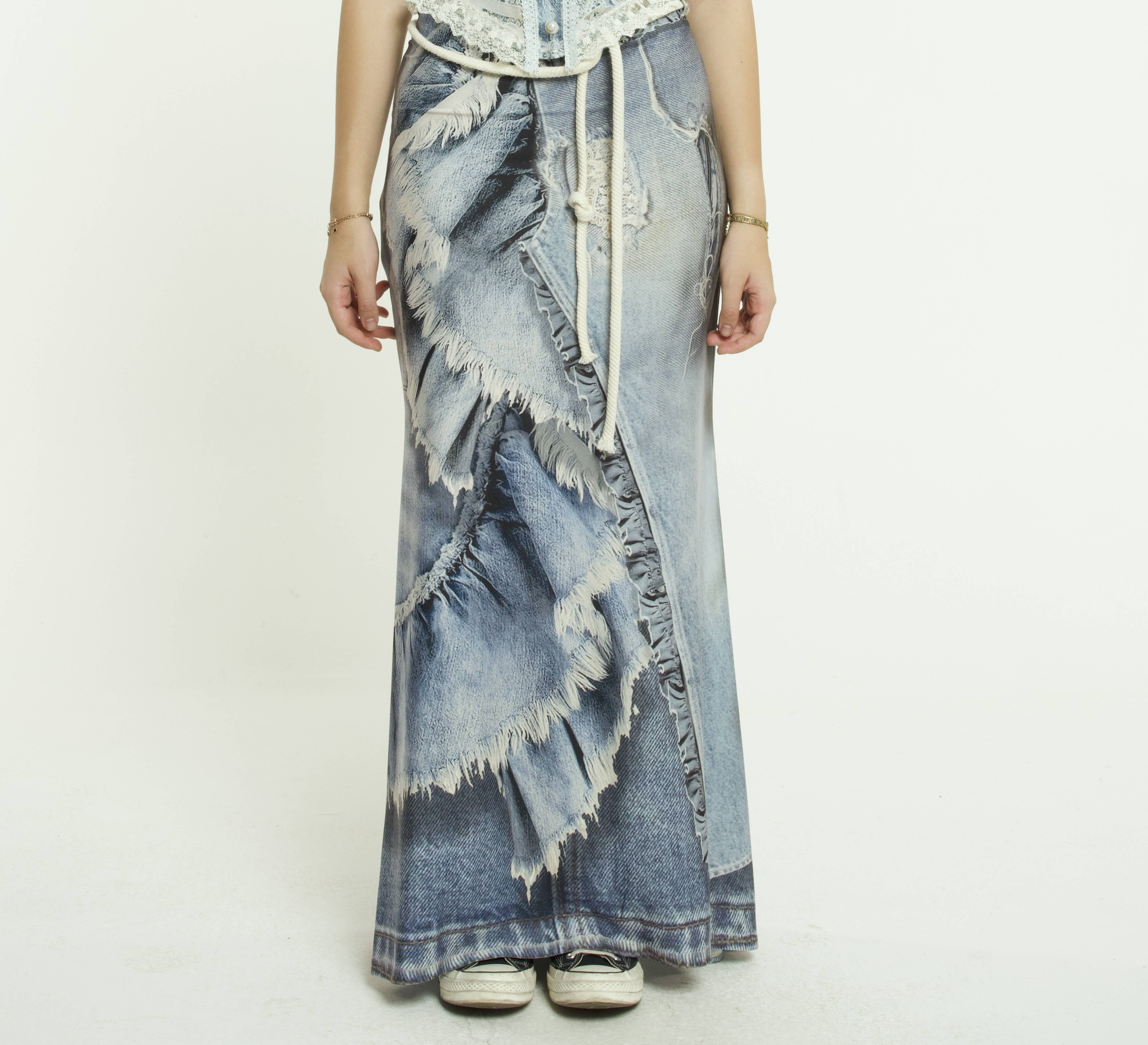 IPNG Design - Wholesale Skirt - Women's - Skirt Mermaid Layered - Jeanious4