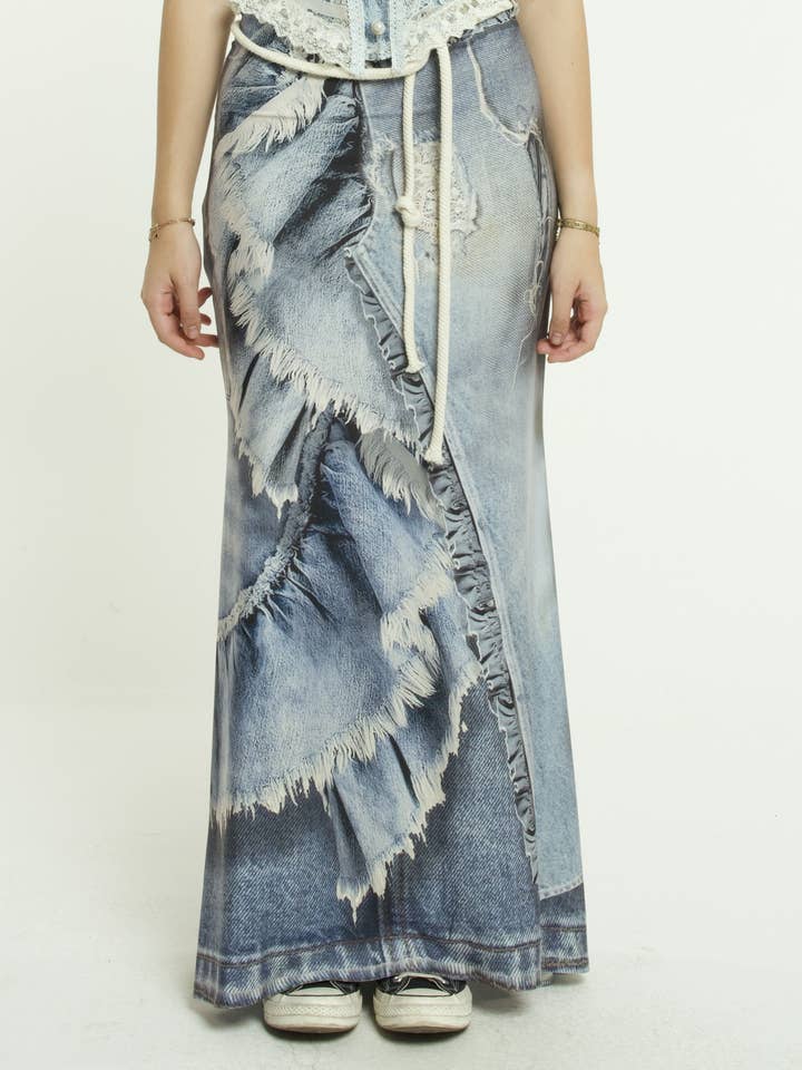 IPNG Design - Wholesale Skirt - Women's - Skirt Mermaid Layered - Jeanious4