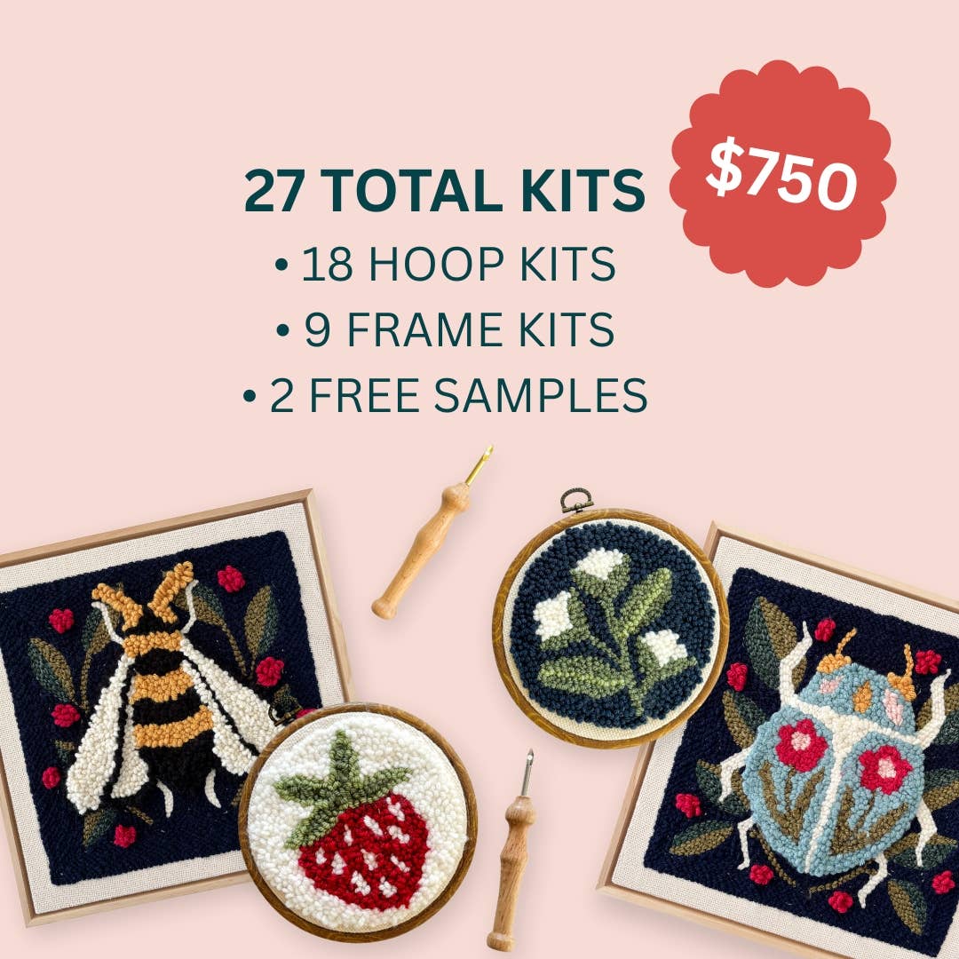 The Urban Acres - Wholesale Embroidery/Cross Stitch Supplies - Stock Your Shop Starter Bundle1