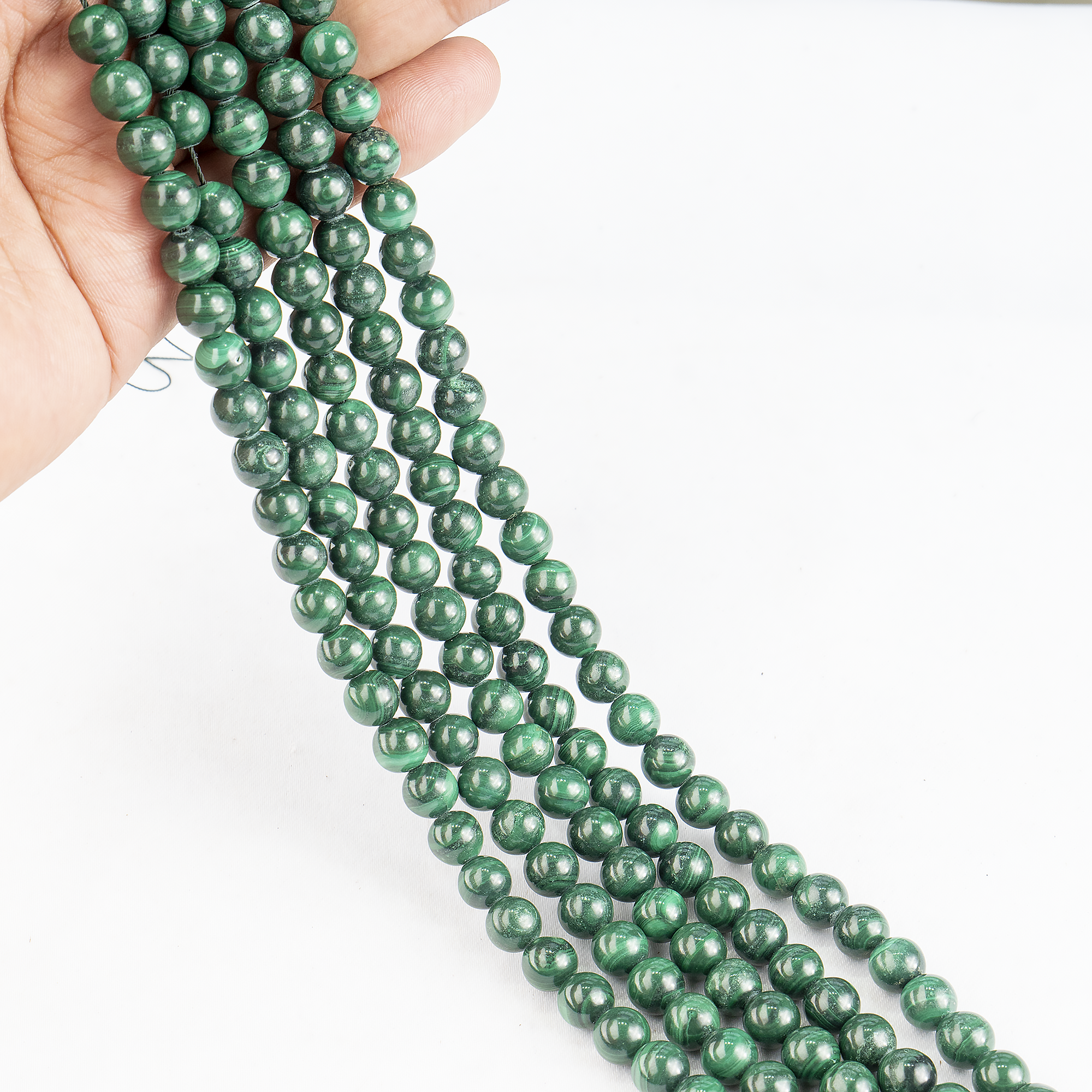 Soothing Crystals Beads – Missangas por atacado – Contas de Joalharia de Cristal | Malaquita | Contas de Pedras Preciosas7