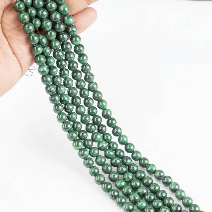 Soothing Crystals Beads – Missangas por atacado – Contas de Joalharia de Cristal | Malaquita | Contas de Pedras Preciosas7