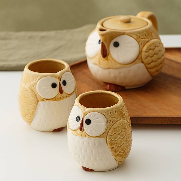 MinoCraft - Wholesale Tea Pot - Teapot with cute owl design14