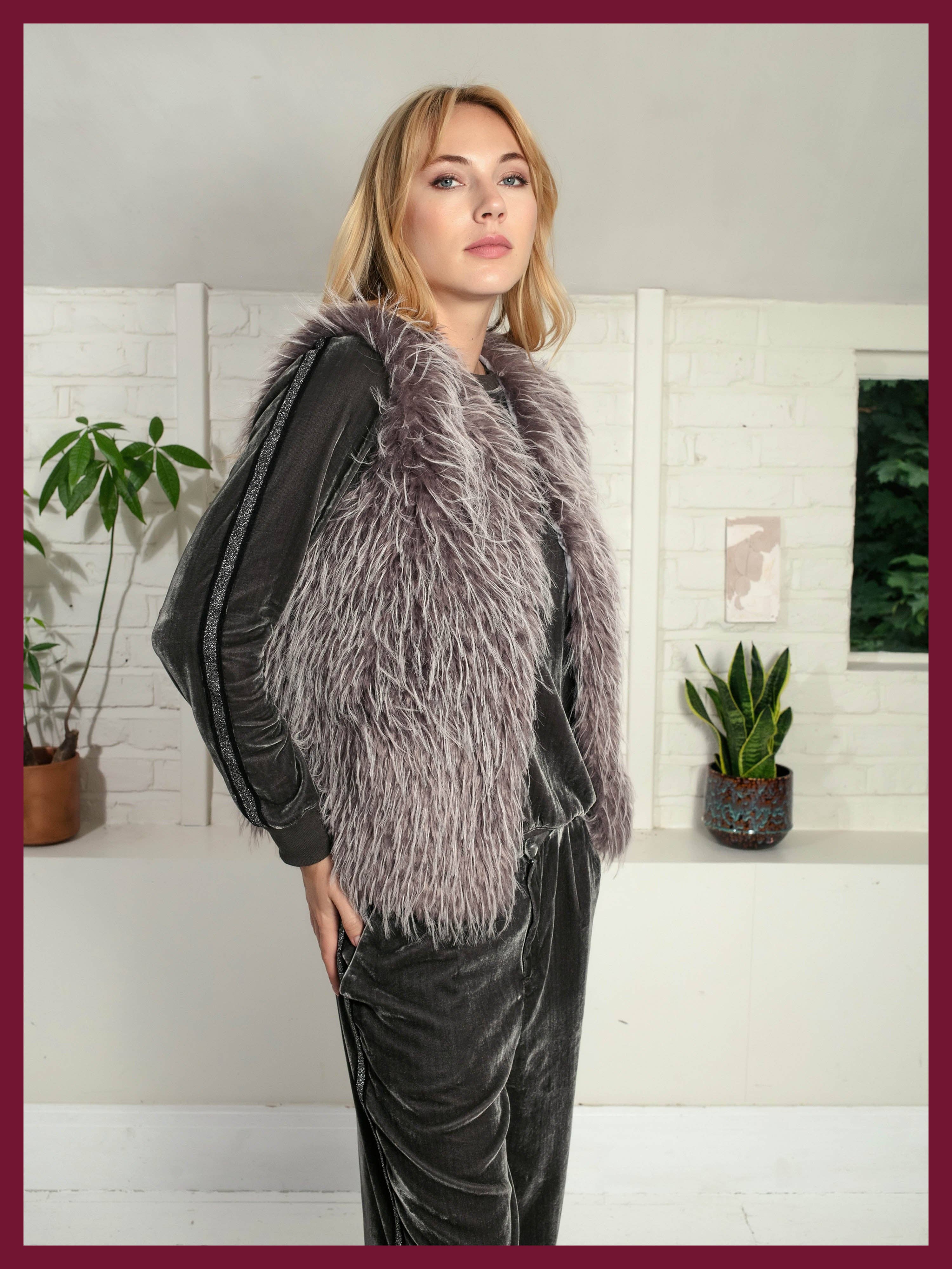 NOOKI DESIGN LTD – wholesale Outerwear Vest - Women’s – Scandi Gilet In Grey6