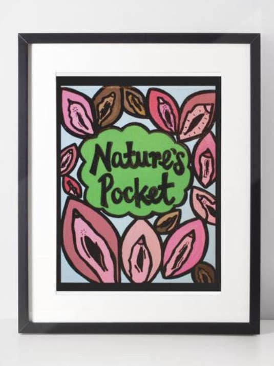 Nature’s Pocket Broad City Print for wholesale by PTSFeminist