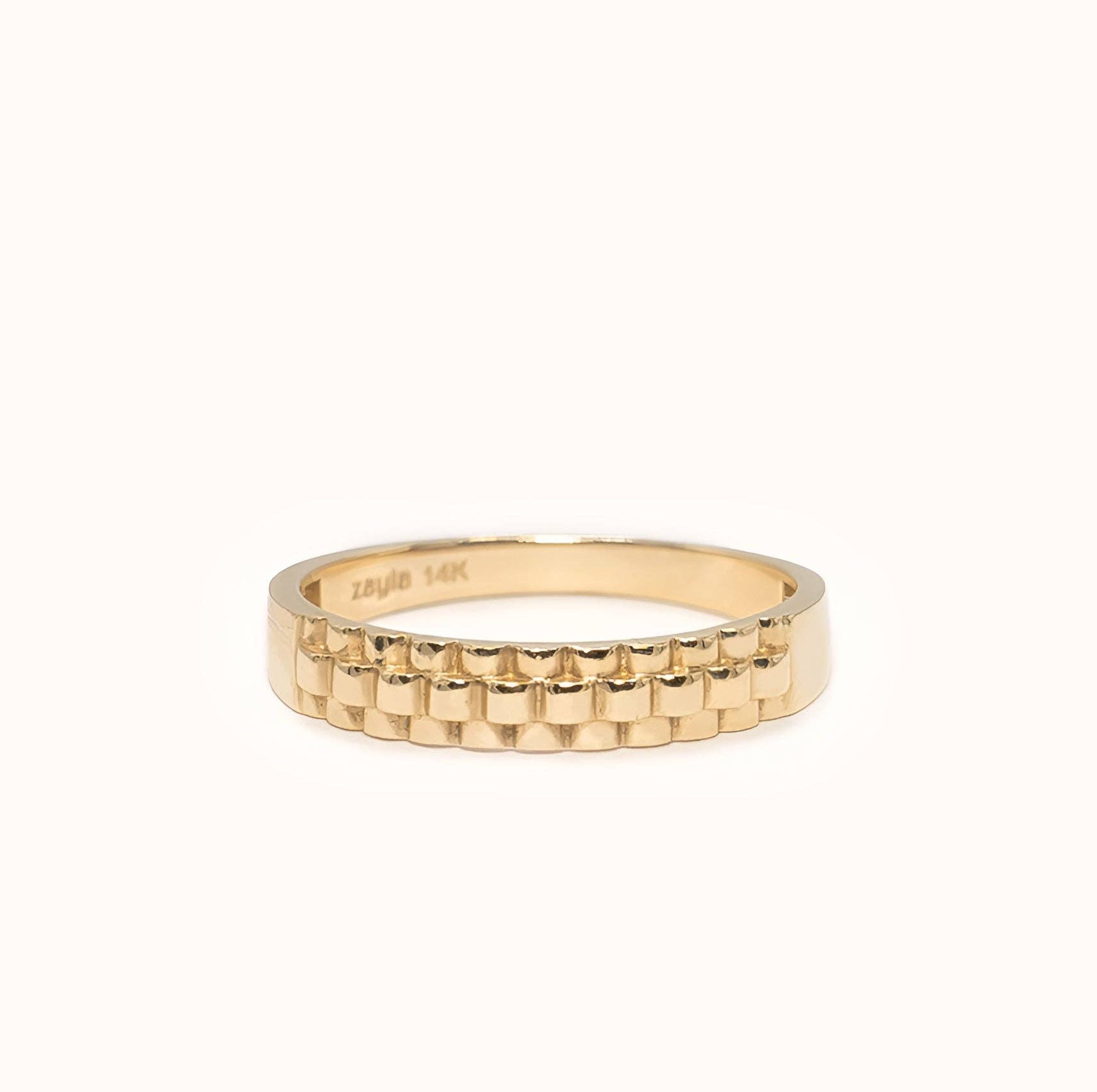 Zayla - Wholesale Band/Stacked Ring - Woven Ring0