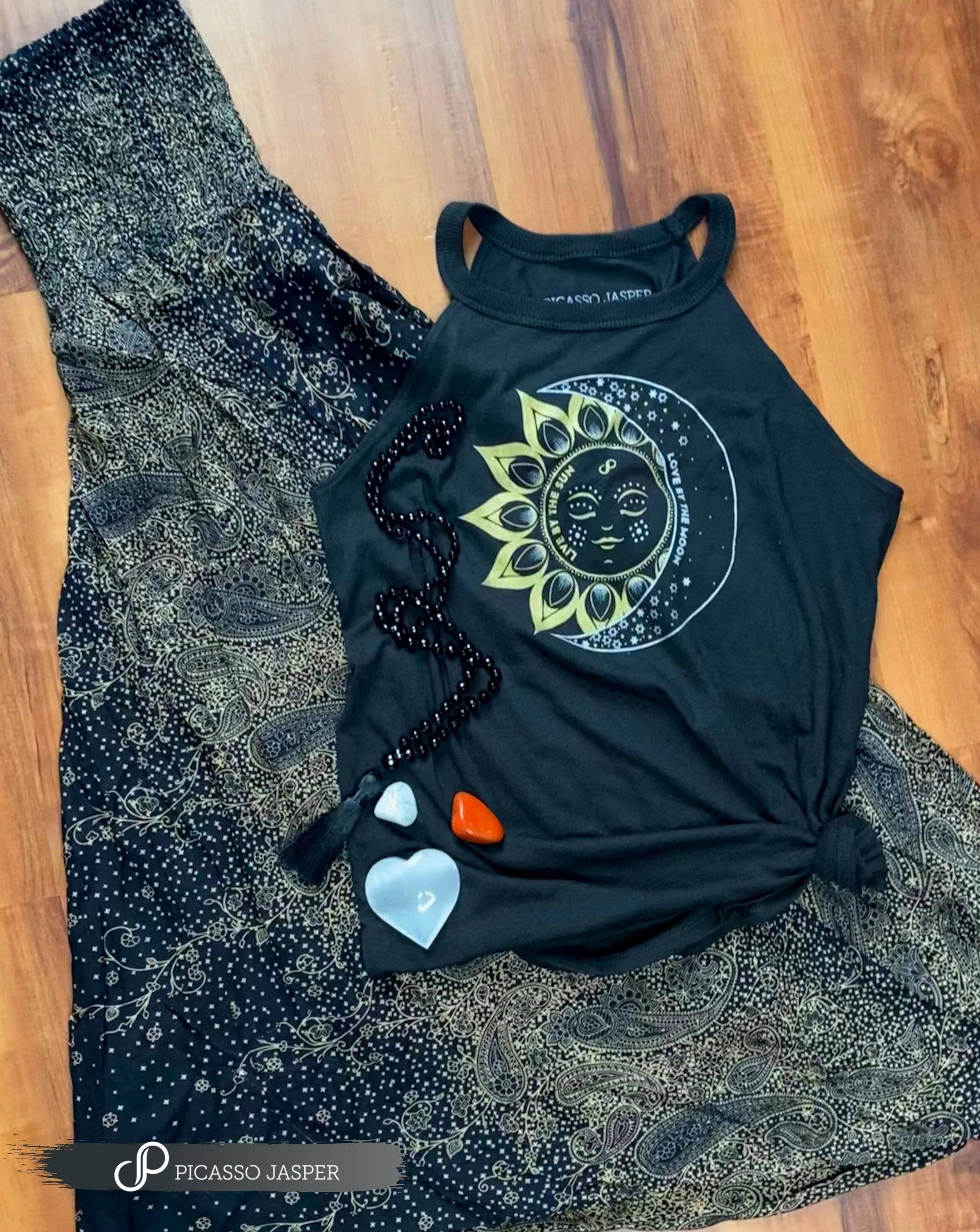 Picasso Jasper - Vendita all'ingrosso Canotta - Donna - Vivere dal sole, amore per la luna, carro armato2