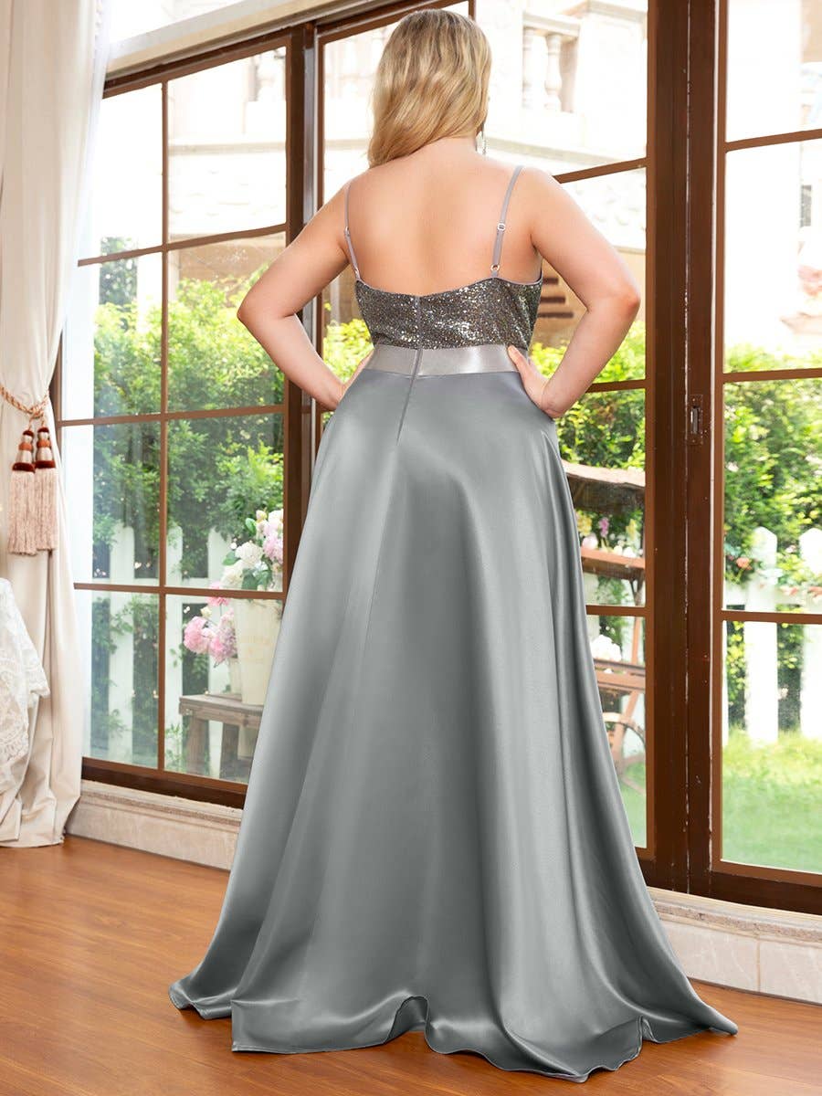 Ever-Pretty – wholesale Gown – Women's – Plus Size Shiny High-Low Prom Dresses for Women10