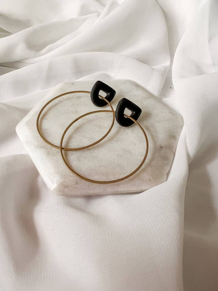 Benny | Polymer Clay Earrings for wholesale by Eleven + Jane