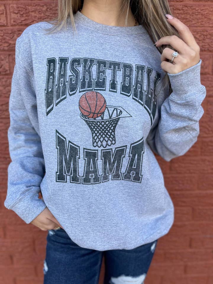 Basketball Mama Sweatshirt for wholesale by JAR Co