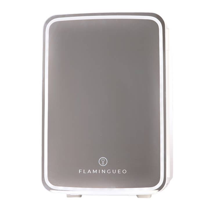 Flamingueo - Wholesale Portable/Mini Fridge - Mini Cosmetic fridge 10L with Mirror & LED with EUROPEAN PLUG