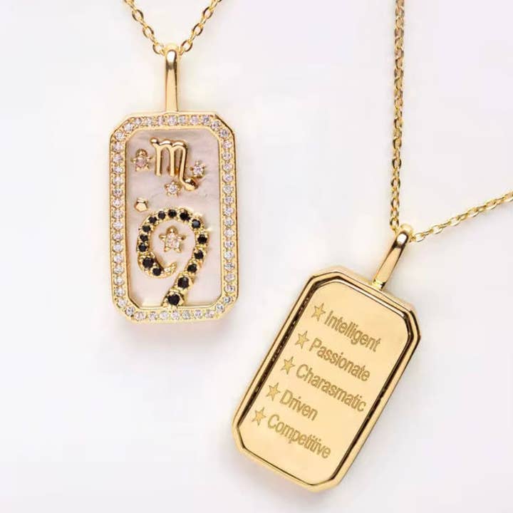 Curated By Suarez - Wholesale Pendant/Charm Necklace - Zodiac Necklace11