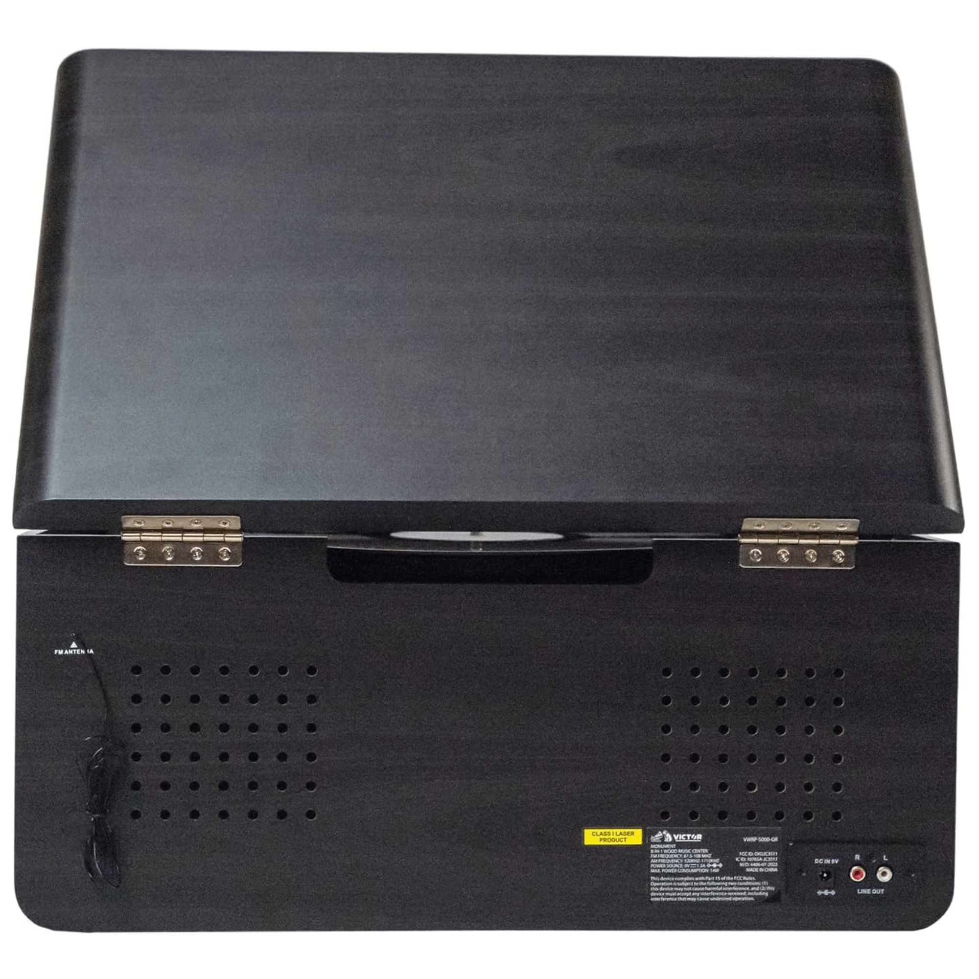 JupiterGear Home - Wholesale Speakers - Victor Monument 8-in-1 Wood Music Center w 3-Speed Turntable3