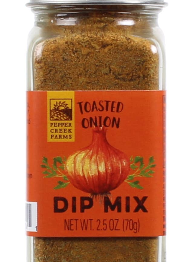 Toasted Ui Dip Mix 2,5 Oz voor wholesale door Pepper Creek Farms