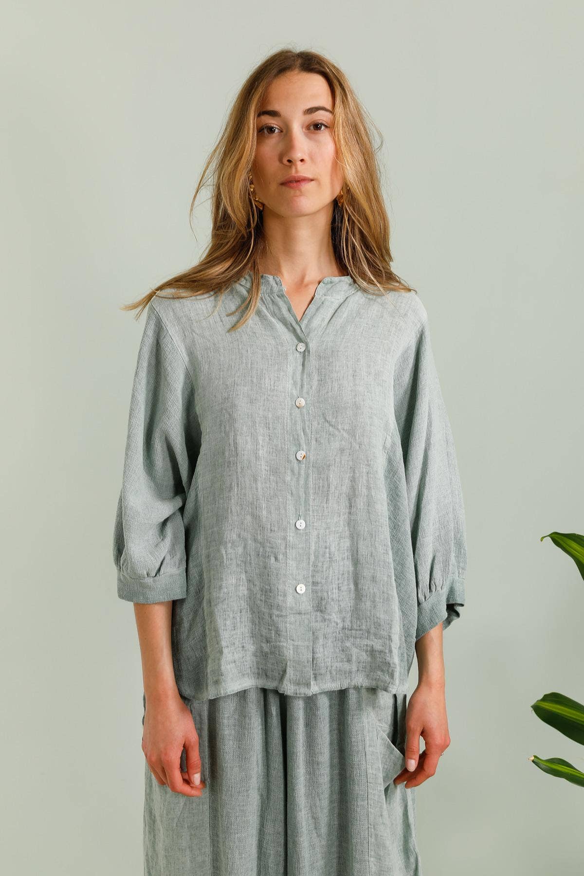 LÉA & LUC – wholesale Shirt – Women’s – 100% Linen Shirt REF. 923011