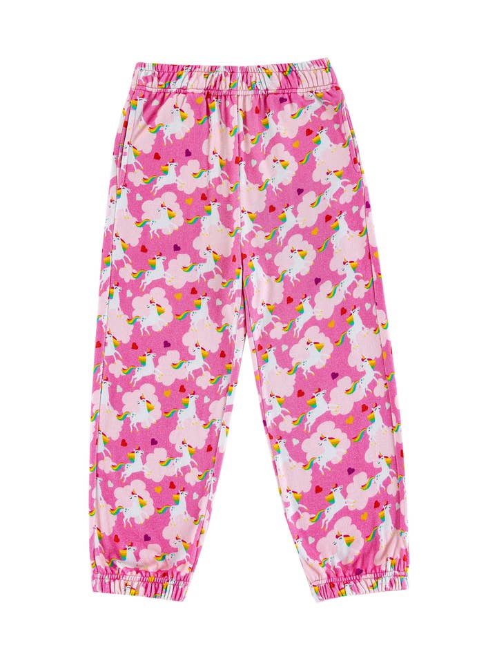 Soft Fleece Jogger, Dancing Unicorn for wholesale by calonie