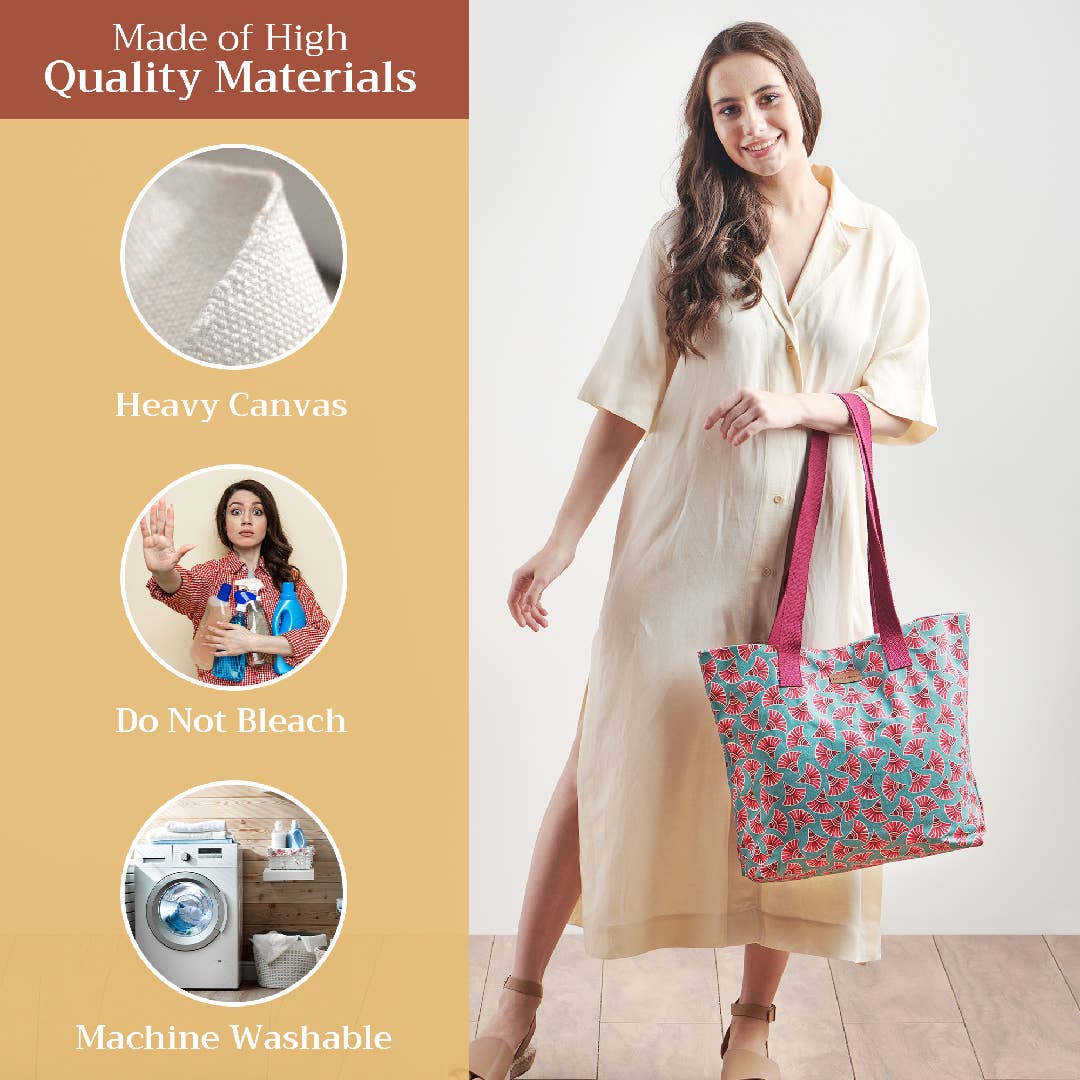 Maison d'Hermine - Design in Every Thread - Wholesale Tote Bag - Unisex - Canvas Tote Bag 100% Cotton Bamako - Malia -  17.7" x 14.5"2