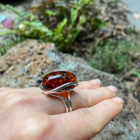 Bague Amber pour homme pour la vente par Amber House
