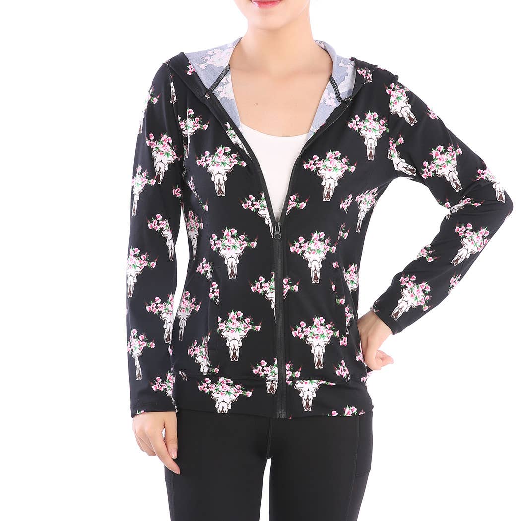 SSImport - Wholesale Athletic Jacket - Women's - A358 SPORTS HOODIE JACKET MIXED SIZES 12PCS/SET22