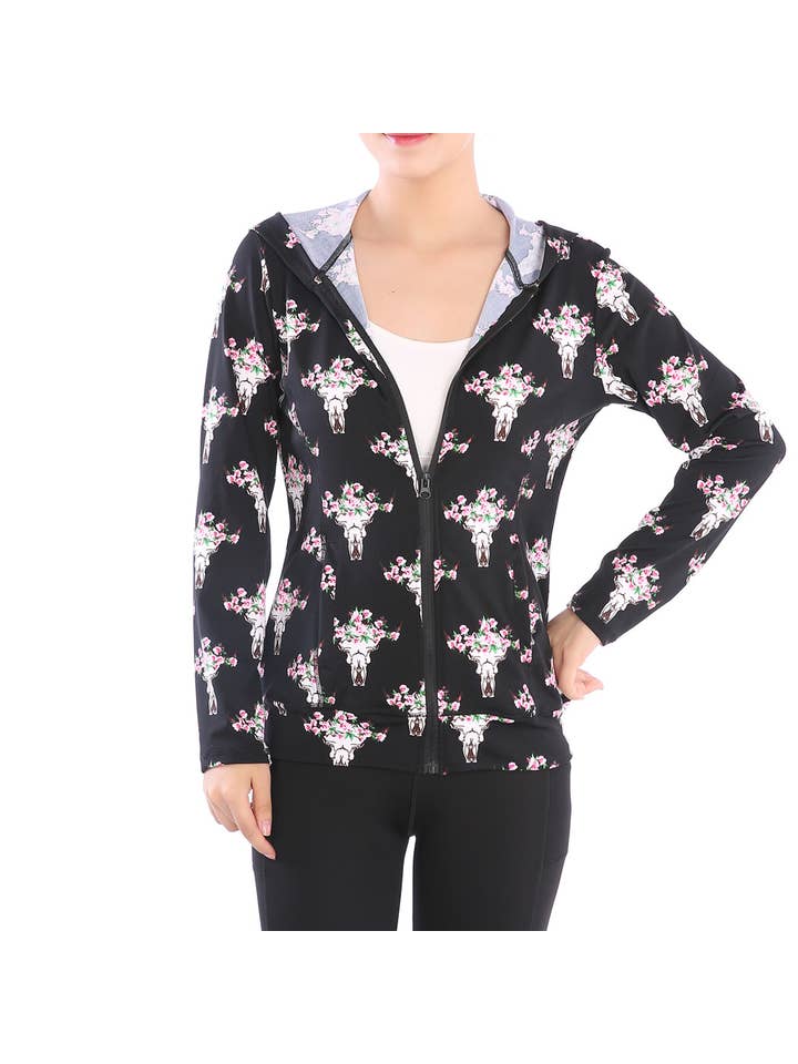 SSImport - Wholesale Athletic Jacket - Women's - A358 SPORTS HOODIE JACKET MIXED SIZES 12PCS/SET22