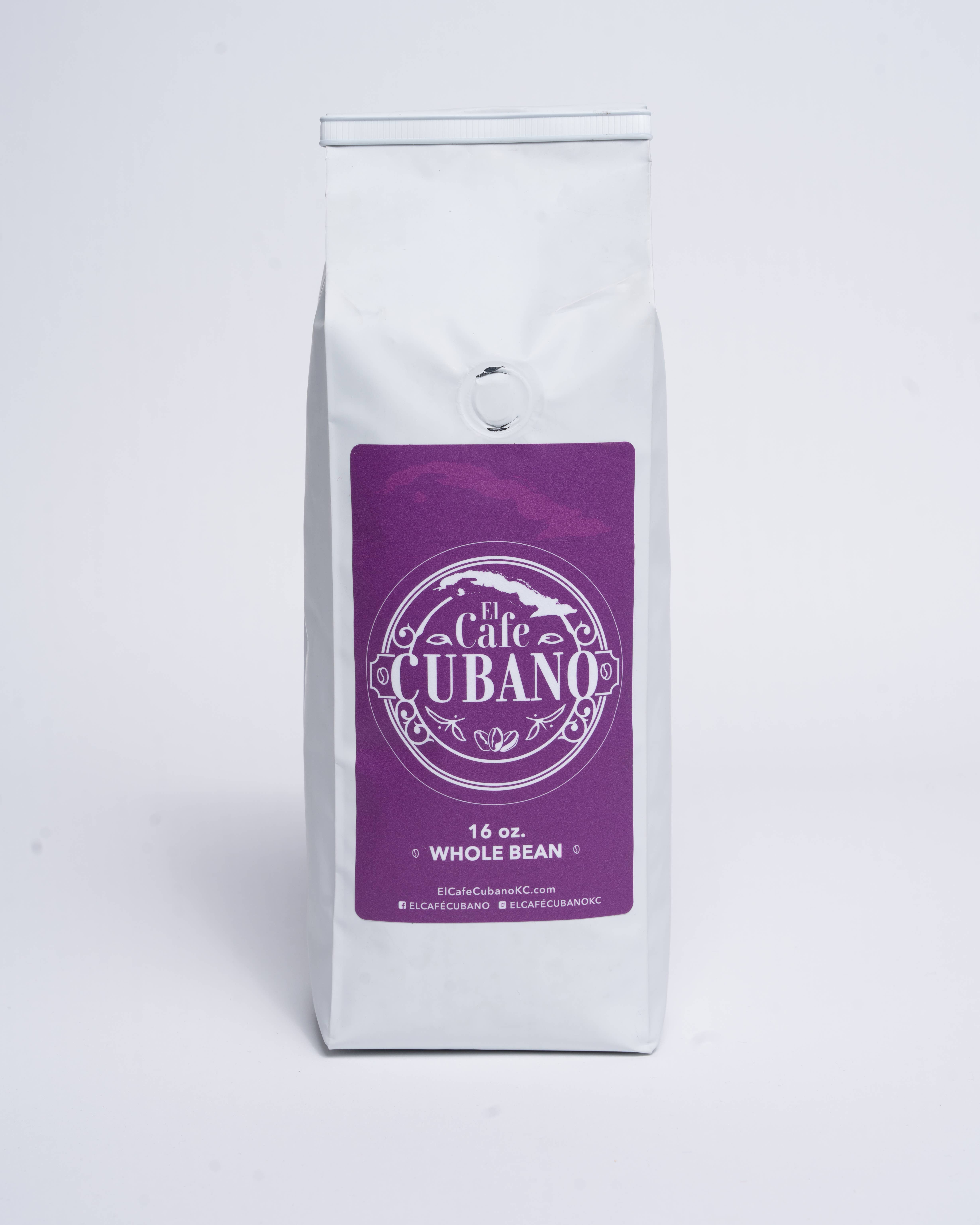El Cafe Cubano - Wholesale Coffee Beans - El Café Cubano 16oz Whole Bean Espresso - Medium-Dark Roast0