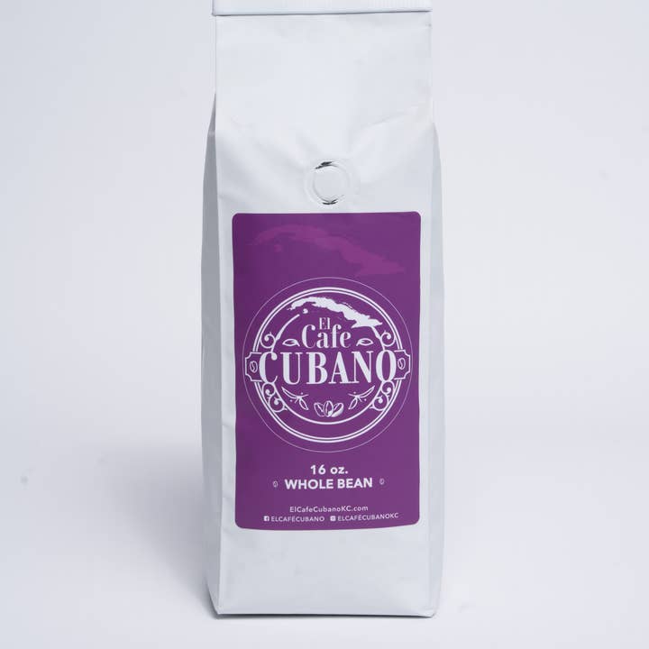 El Cafe Cubano - Wholesale Coffee Beans - El Café Cubano 16oz Whole Bean Espresso - Medium-Dark Roast